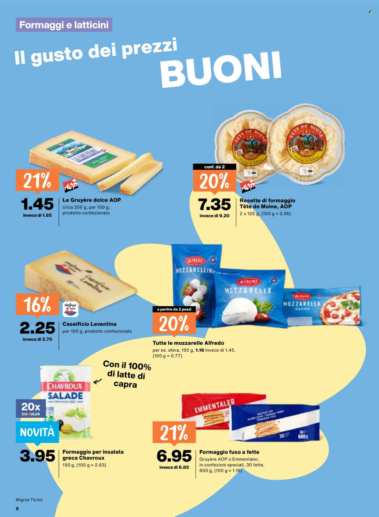 Catalogue Migros - 26.3.2026 - 1.4.2026. Page 8. Page 8