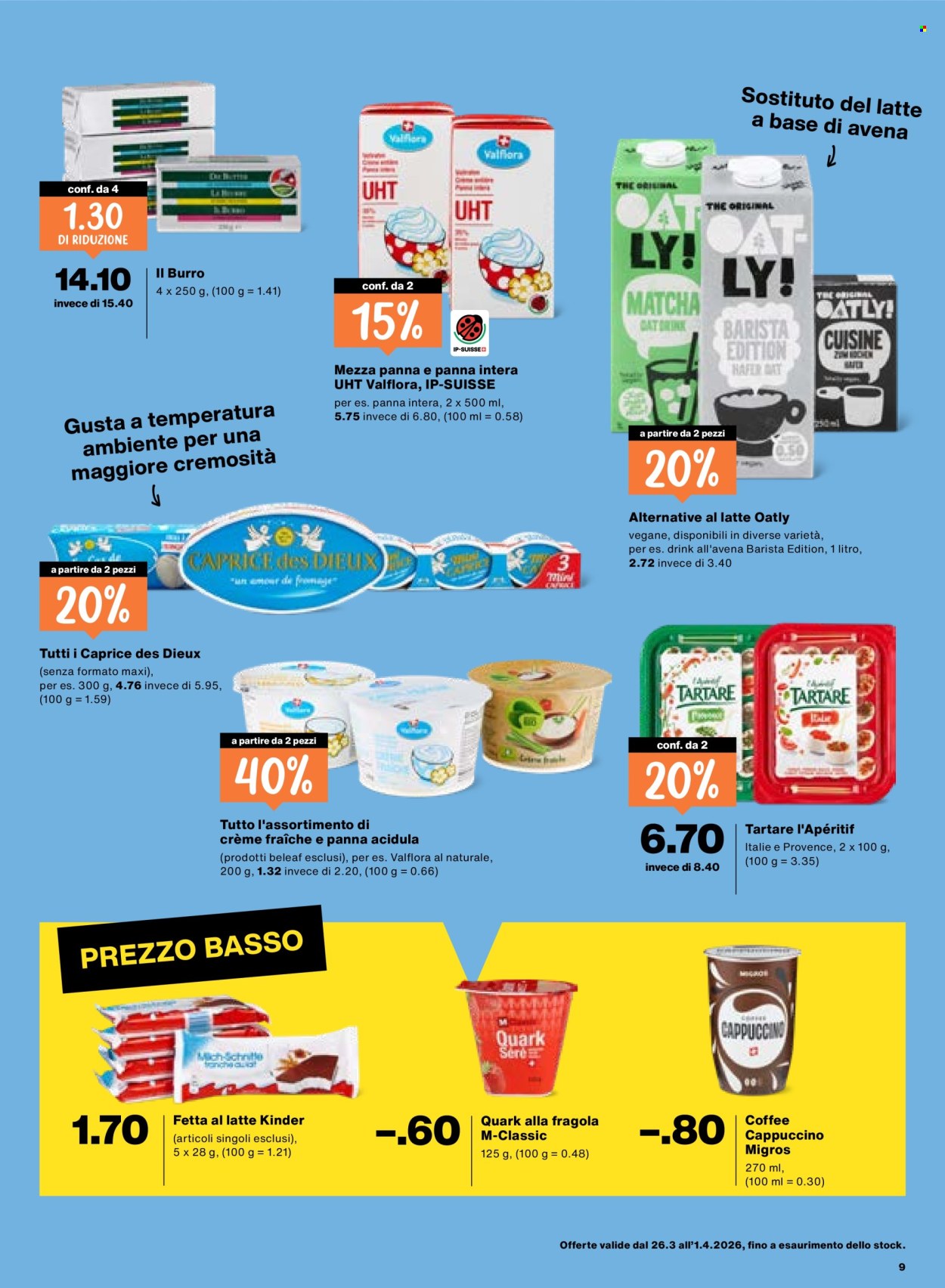 Catalogue Migros - 26.3.2026 - 1.4.2026. Page 9. Page 9