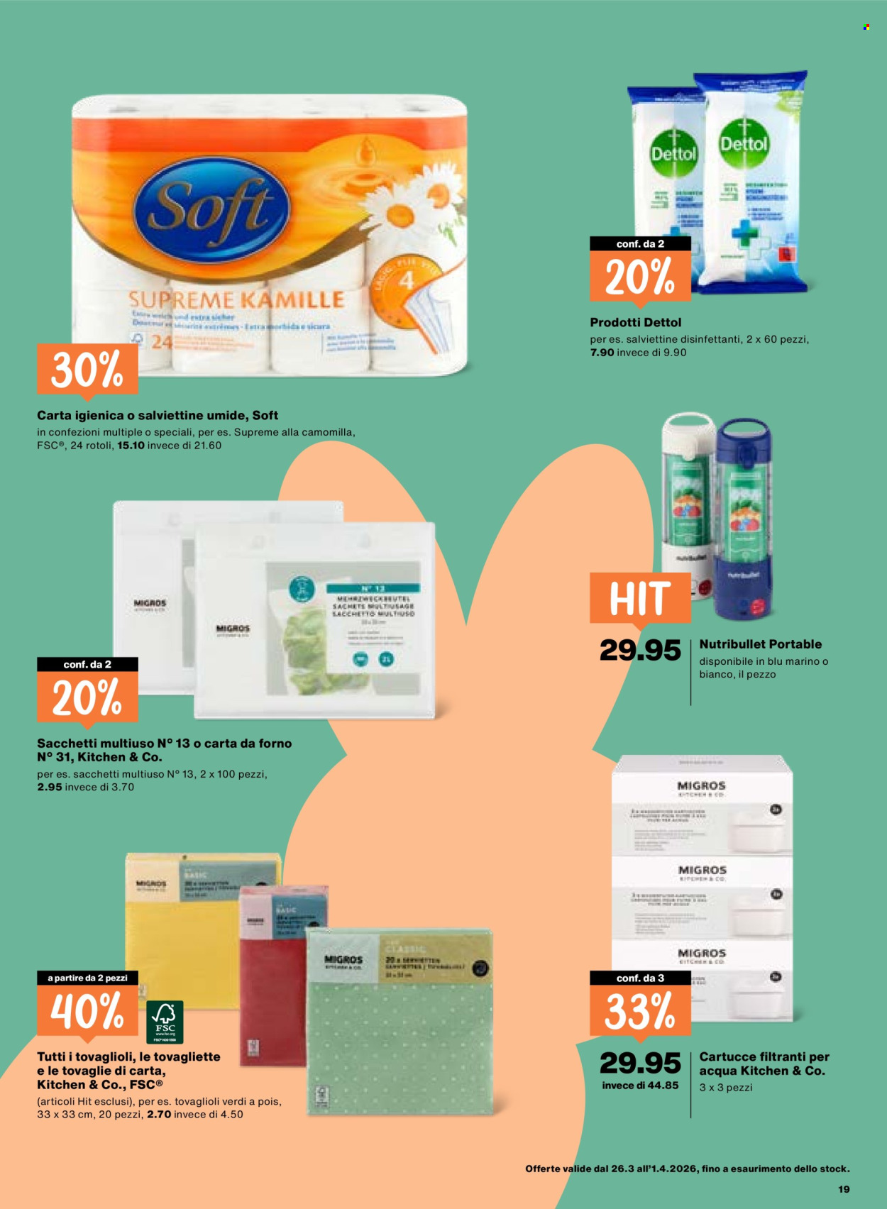 Catalogue Migros - 26.3.2026 - 1.4.2026. Page 19. Page 19