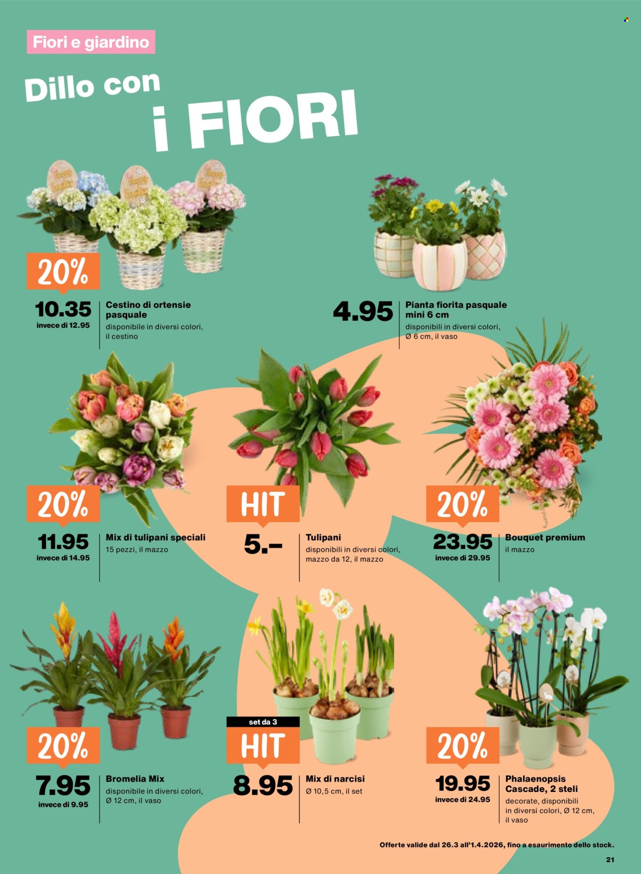 Catalogue Migros - 26.3.2026 - 1.4.2026. Page 21. Page 21