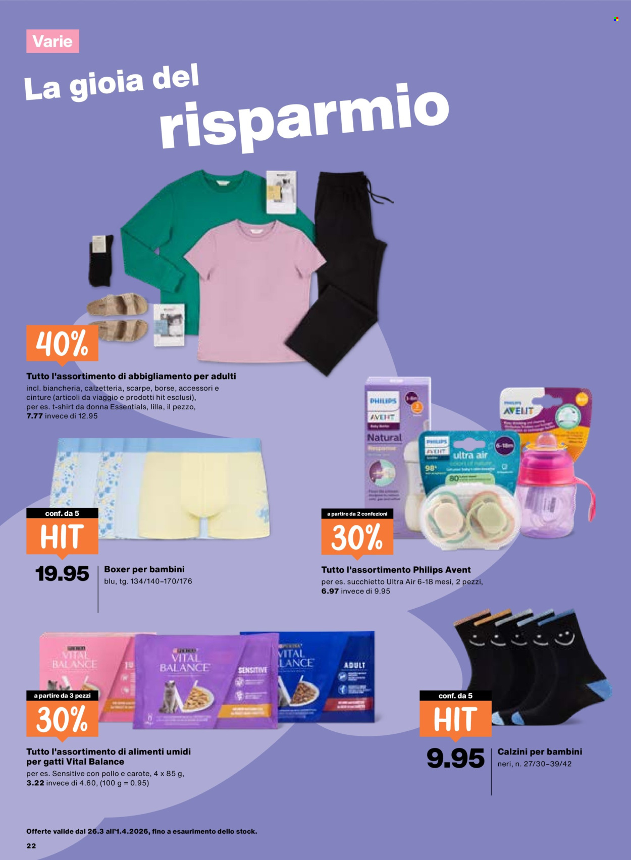 Catalogue Migros - 26.3.2026 - 1.4.2026. Page 22. Page 22