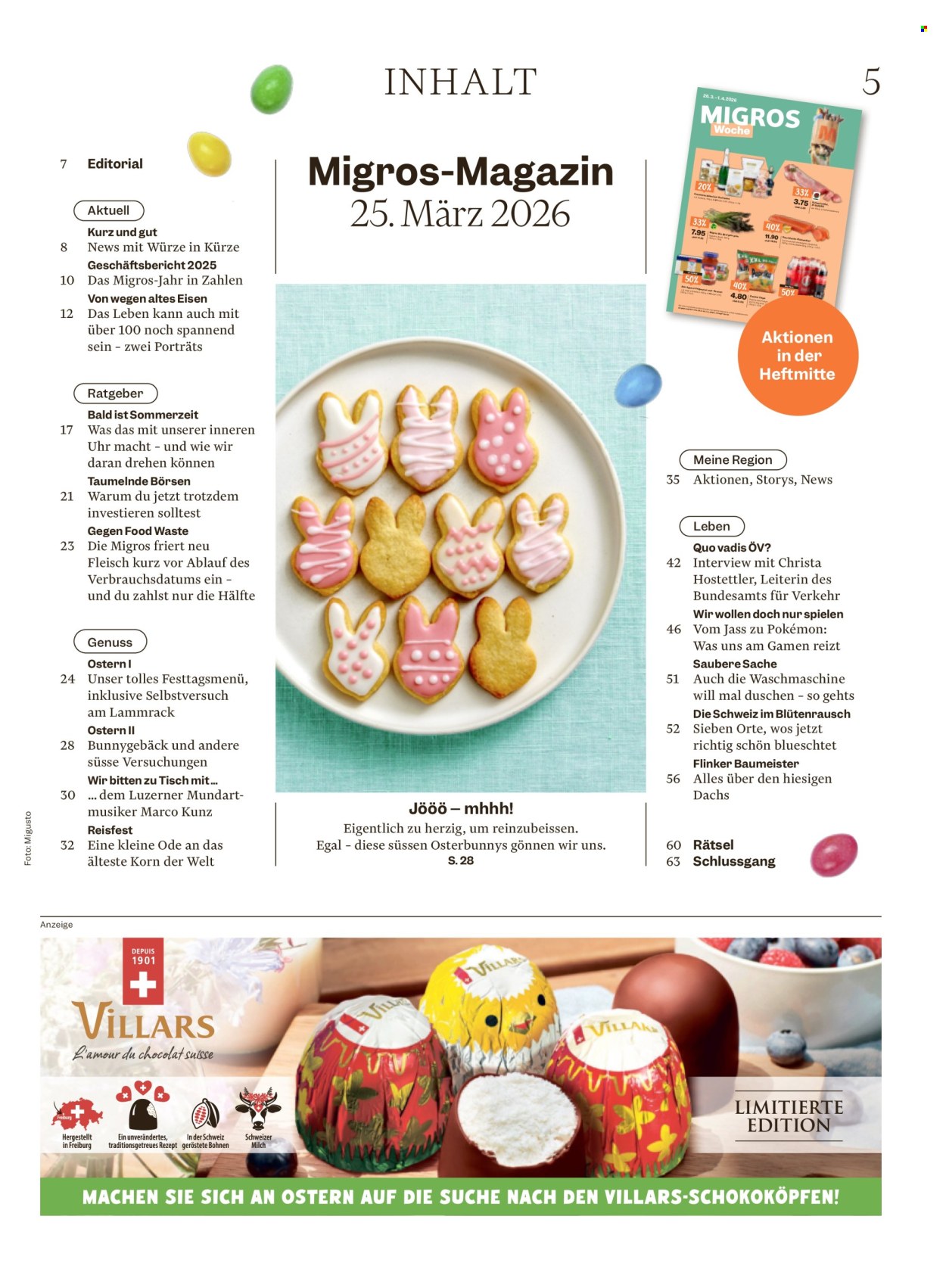 Catalogue Migros - 25.3.2026 - 1.4.2026. Page 5. Page 5