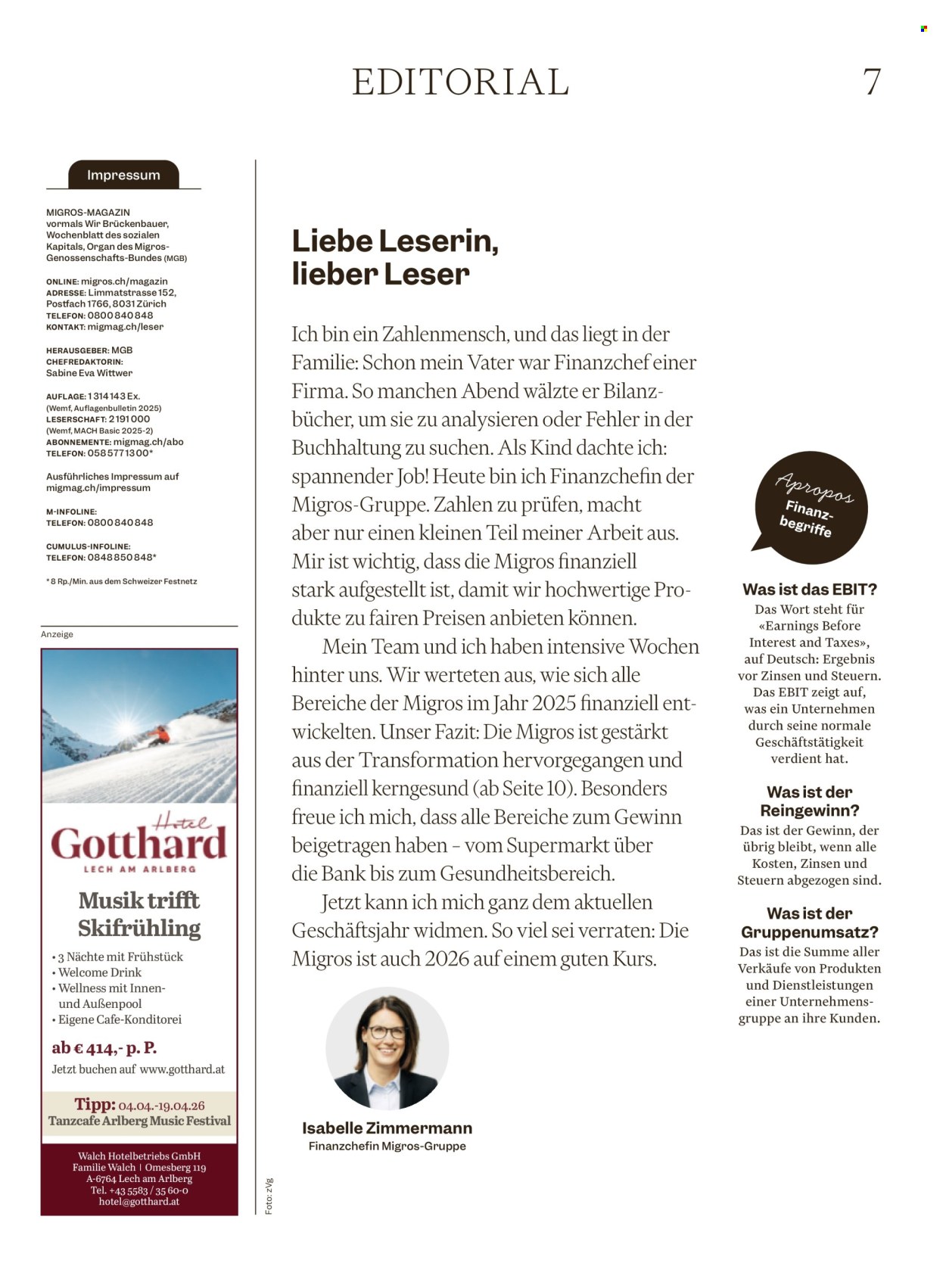 Catalogue Migros - 25.3.2026 - 1.4.2026. Page 7. Page 7