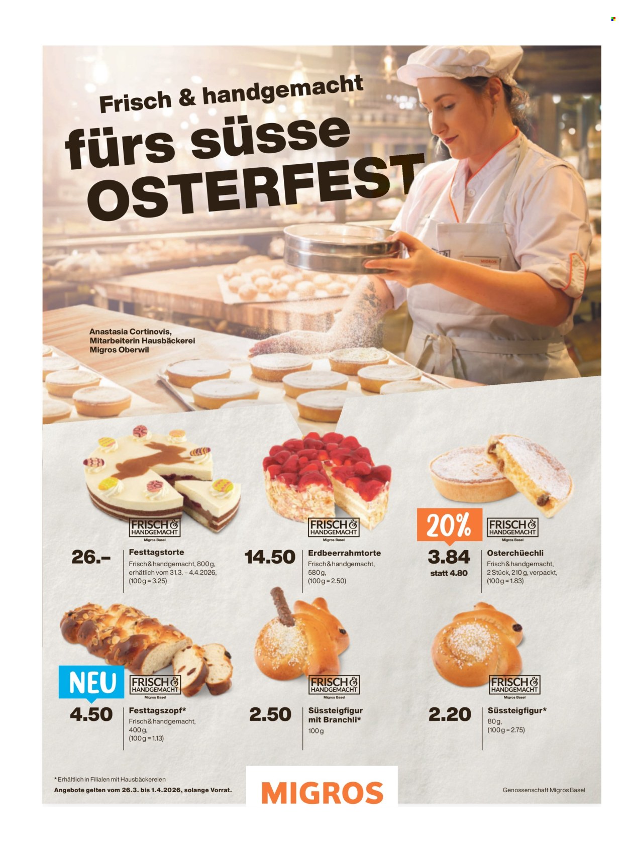 Catalogue Migros - 25.3.2026 - 1.4.2026. Page 38. Page 38