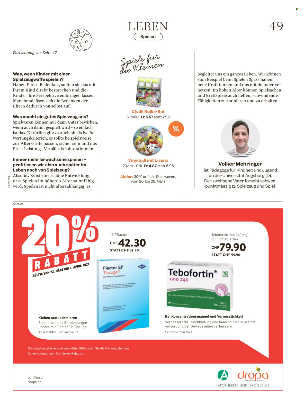 Catalogue Migros - 25.3.2026 - 1.4.2026. Page 49. Page 49