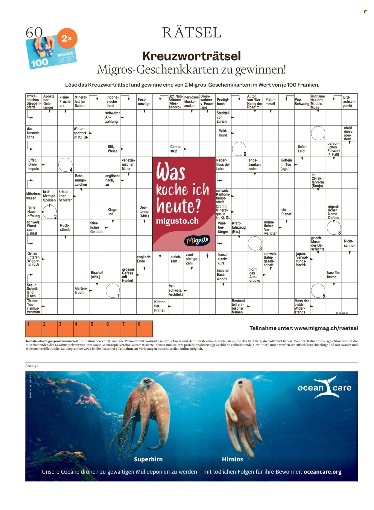 Catalogue Migros - 25.3.2026 - 1.4.2026. Page 60. Page 60