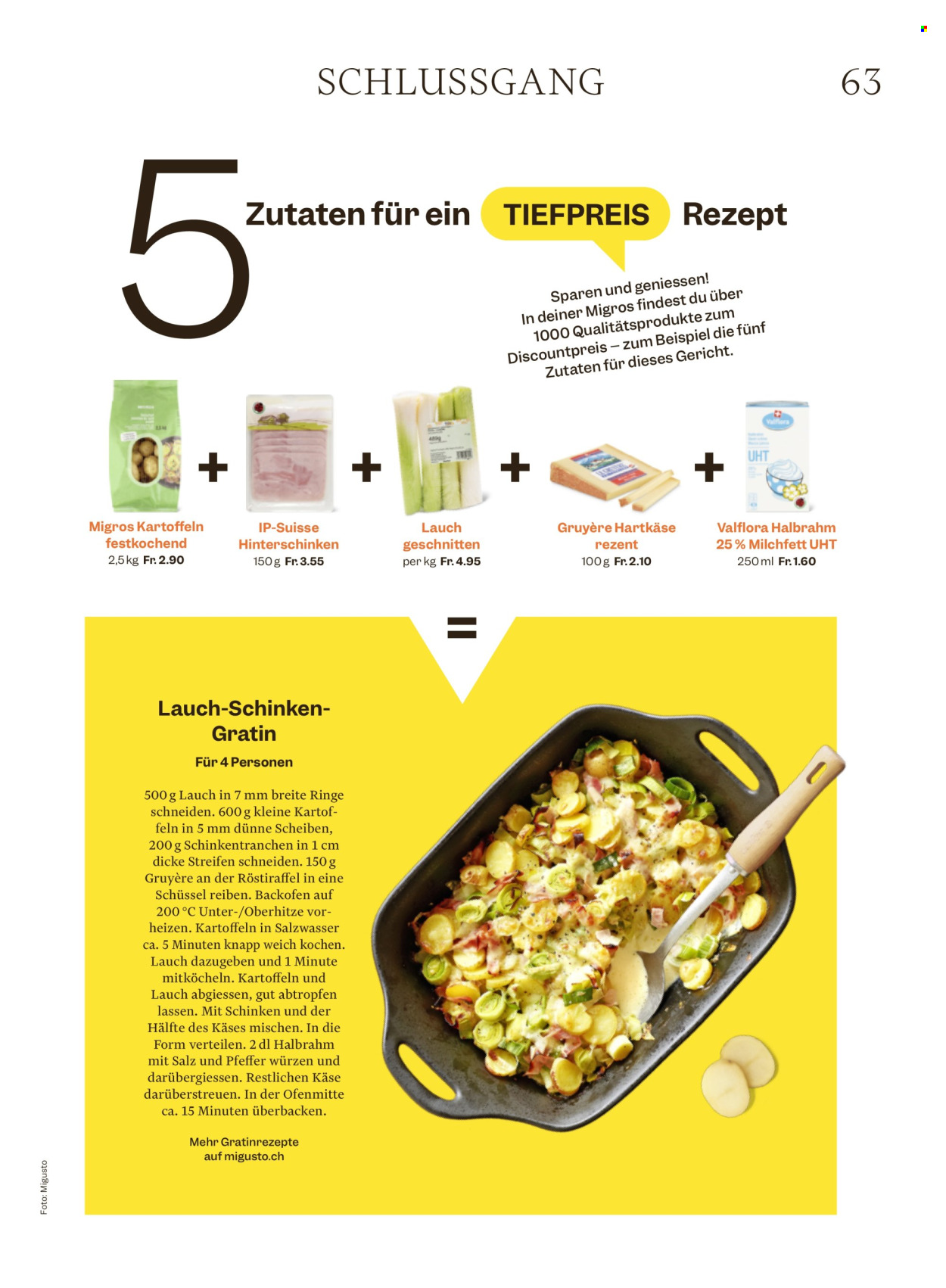 Catalogue Migros - 25.3.2026 - 1.4.2026. Page 63. Page 63