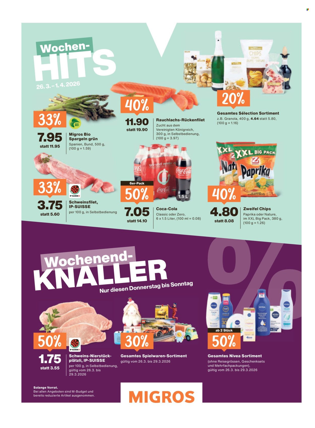 Catalogue Migros - 25.3.2026 - 1.4.2026. Page 64. Page 64