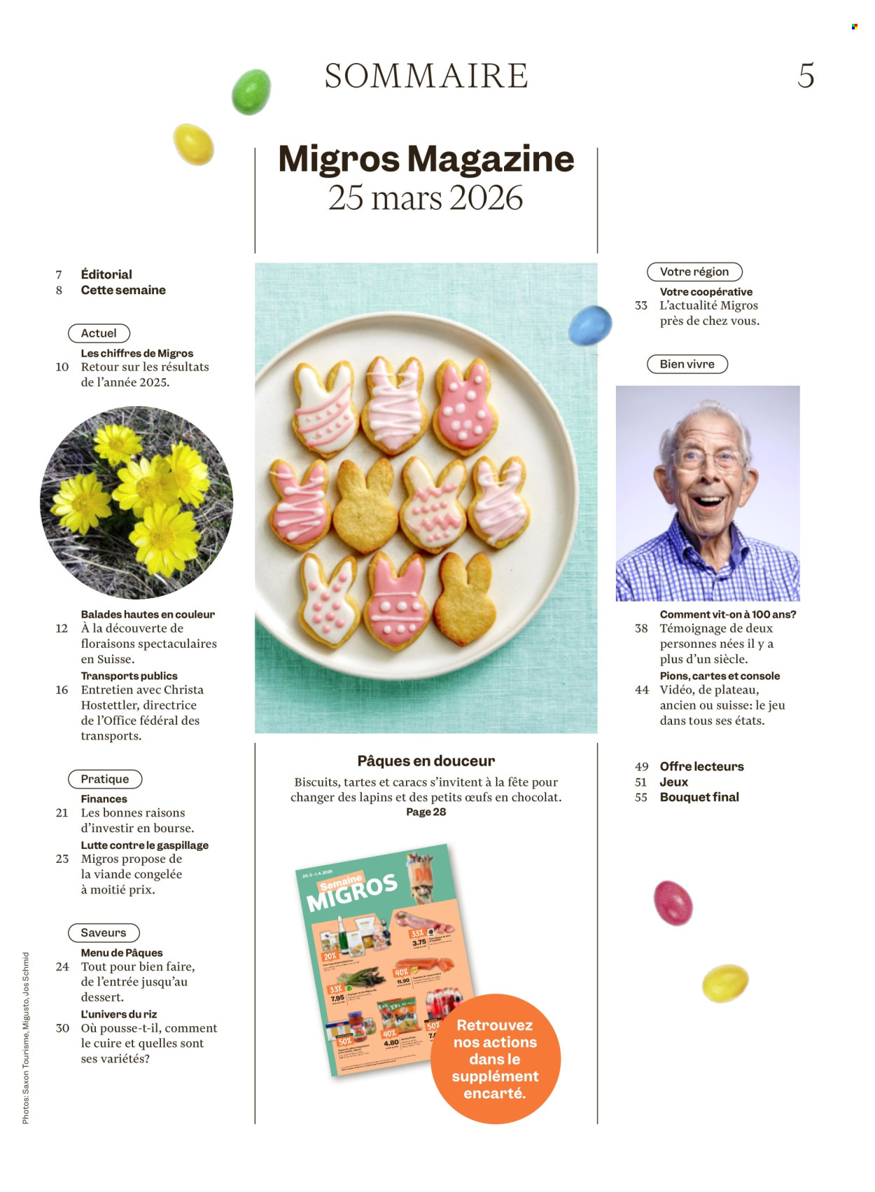 Catalogue Migros - 25.3.2026 - 1.4.2026. Page 5. Page 5