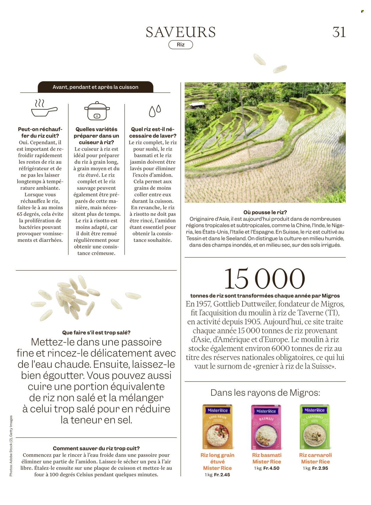 Catalogue Migros - 25.3.2026 - 1.4.2026. Page 31. Page 31