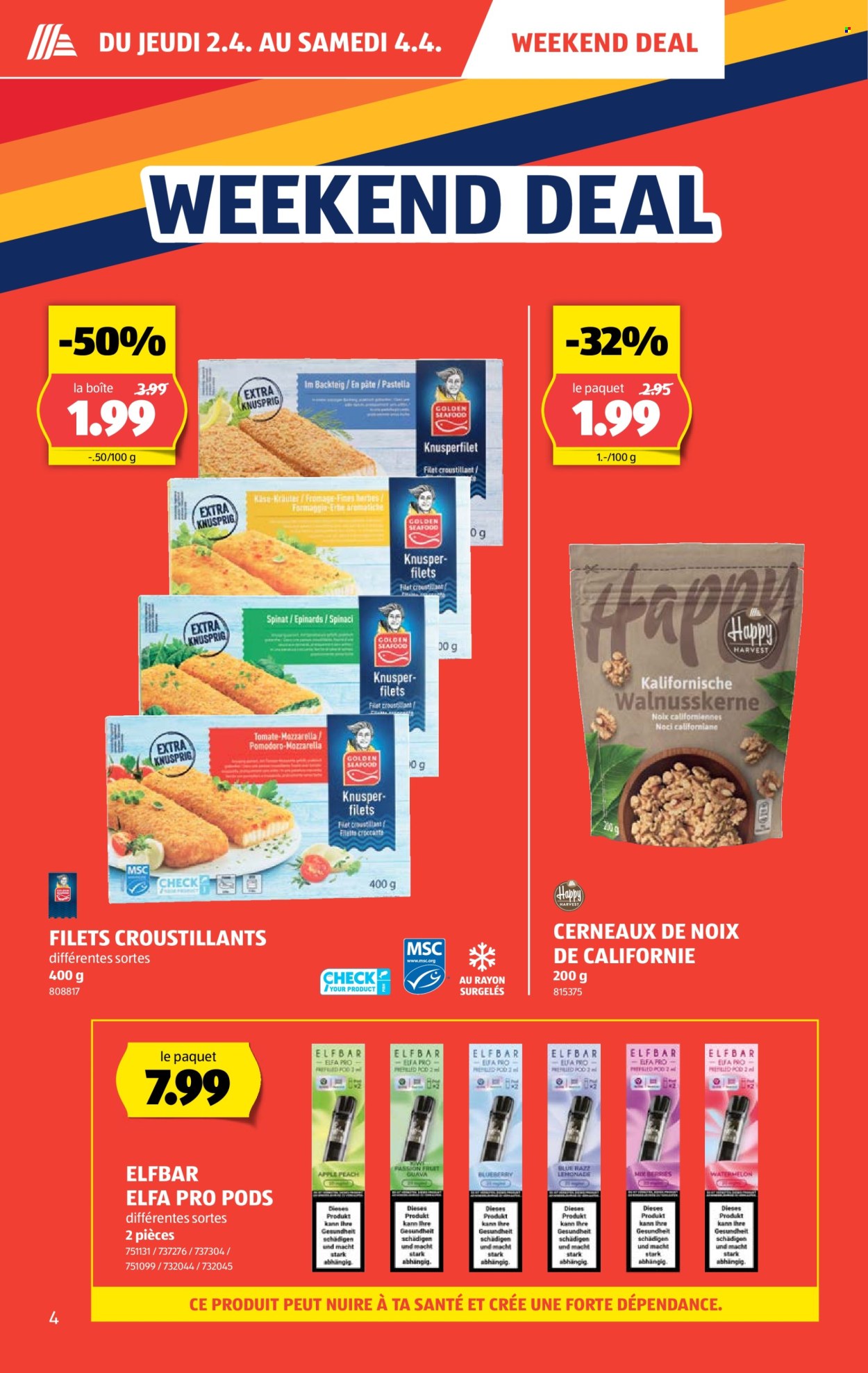 Catalogue Aldi - 2.4.2026 - 8.4.2026. Page 4. Page 4