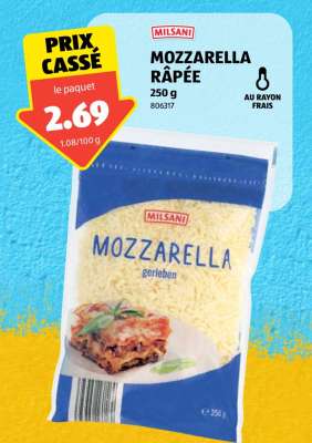 MOZZARELLA RÂPÉE