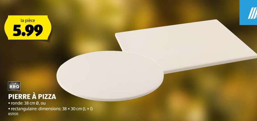 Pierre à pizza