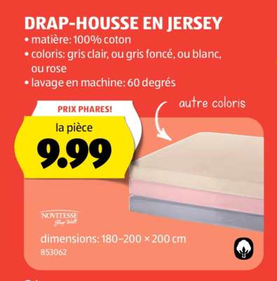 DRAP-HOUSSE EN JERSEY