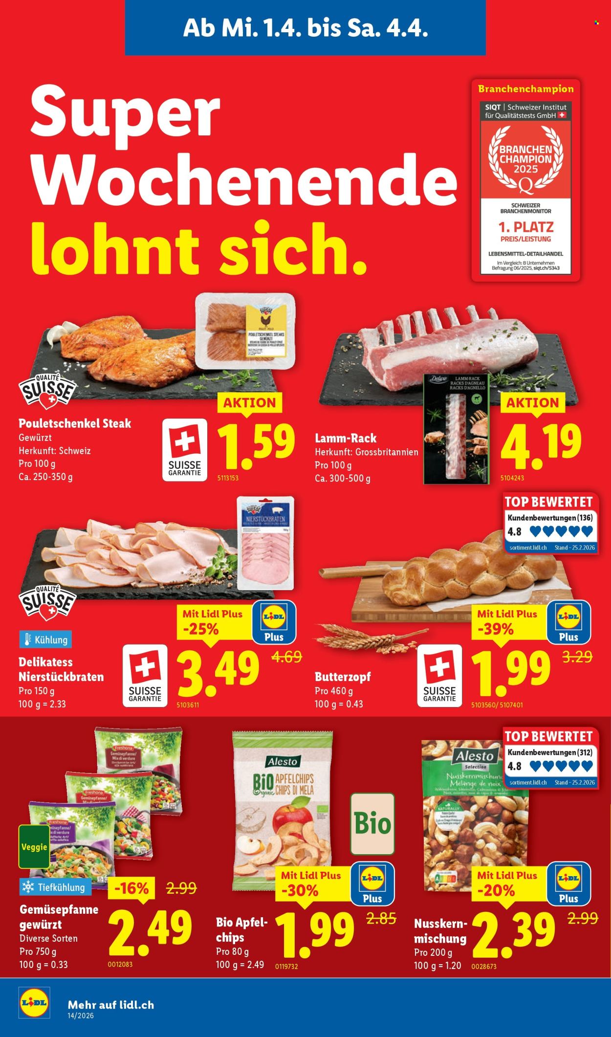 Catalogue Lidl - 1.4.2026 - 8.4.2026. Page 4. Page 4