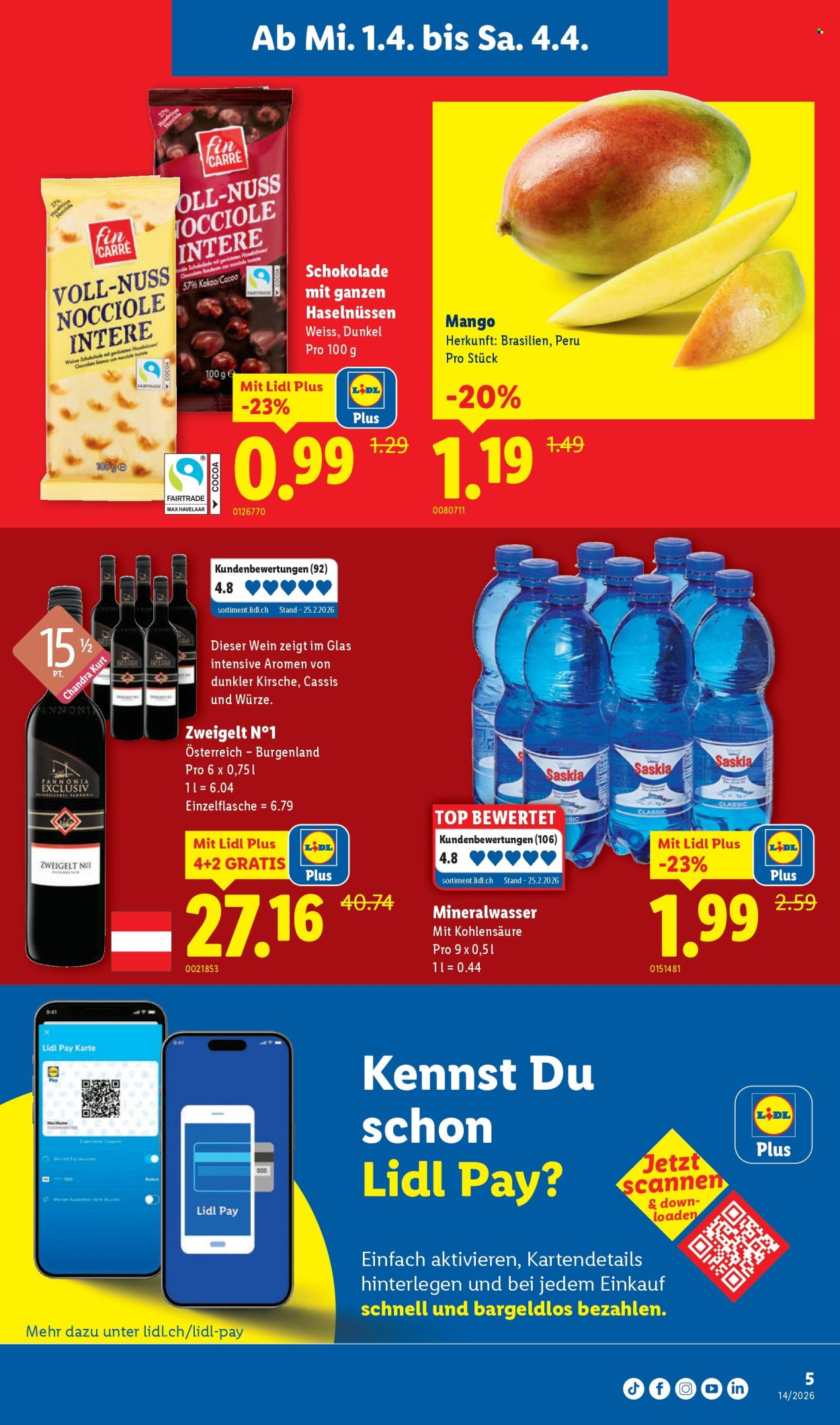 Catalogue Lidl - 1.4.2026 - 8.4.2026. Page 5. Page 5