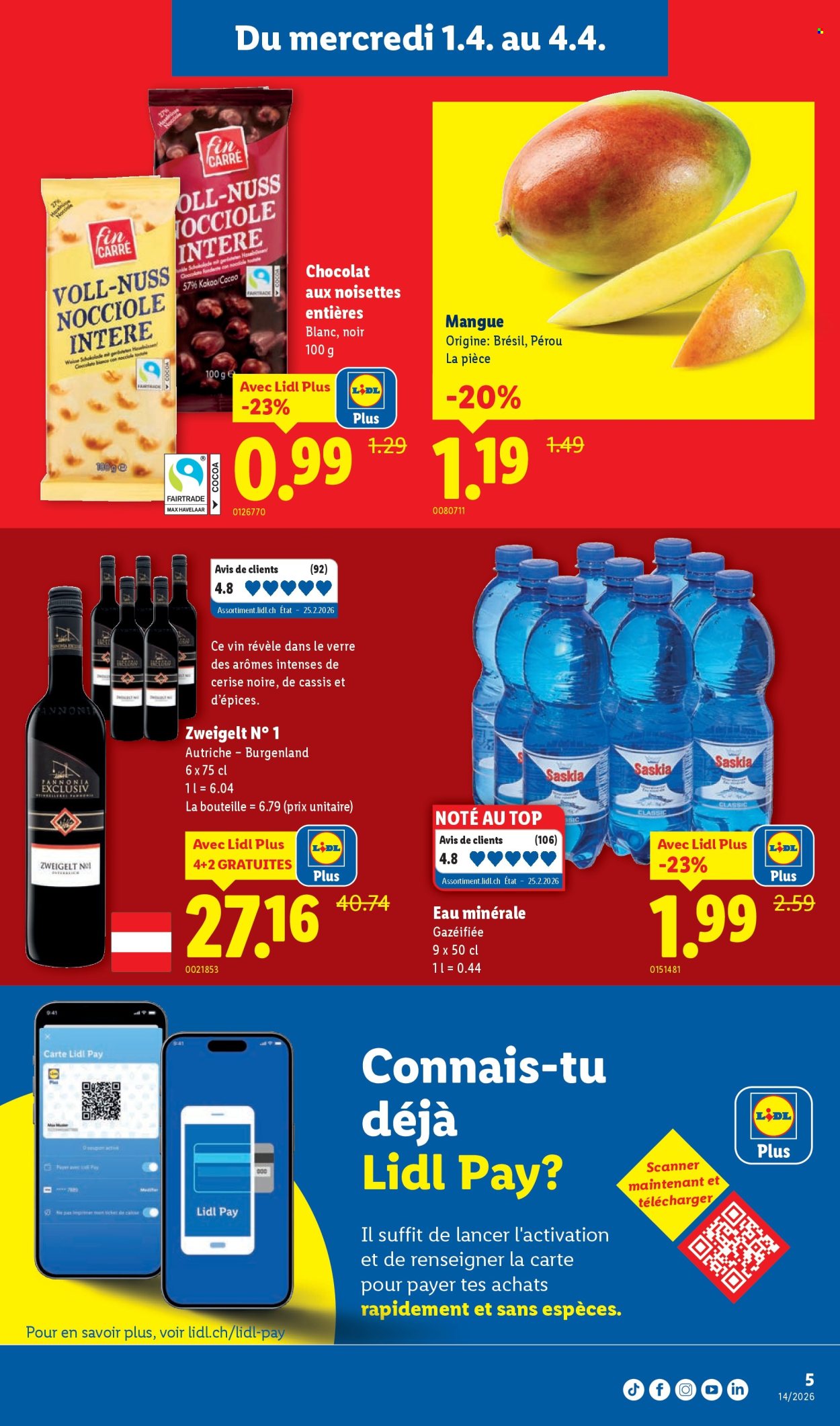 Catalogue Lidl - 1.4.2026 - 8.4.2026. Page 5. Page 5