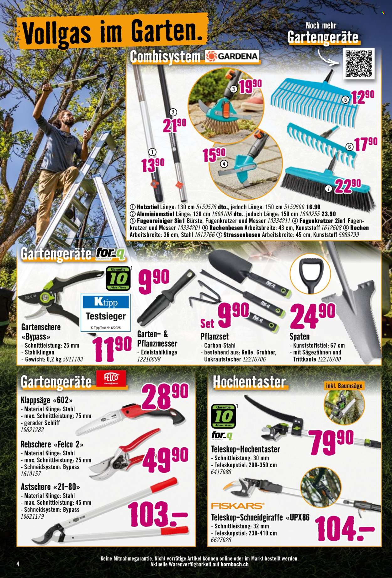 Catalogue Hornbach - 29.3.2026 - 20.4.2026. Page 4. Page 4