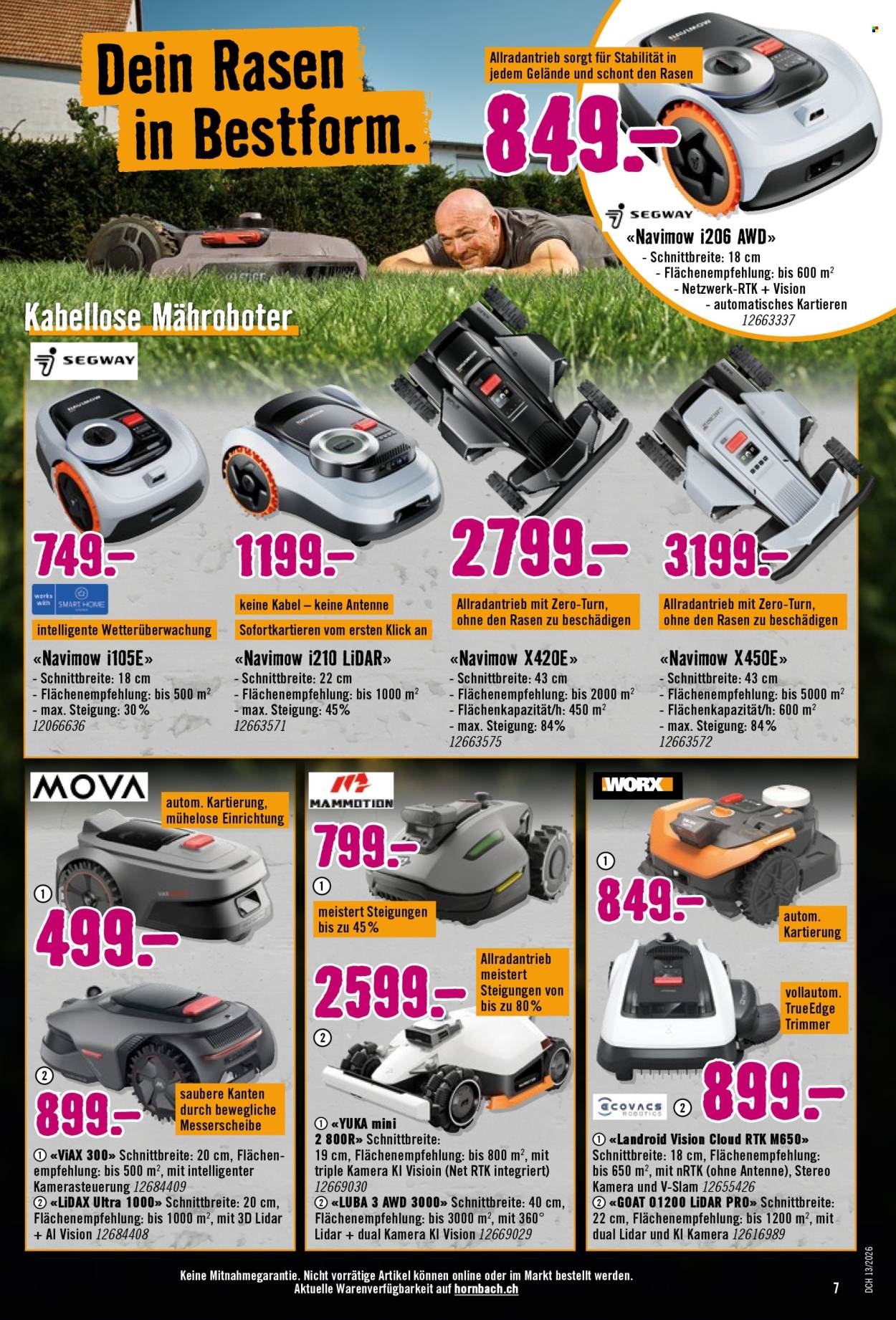 Catalogue Hornbach - 29.3.2026 - 20.4.2026. Page 7. Page 7