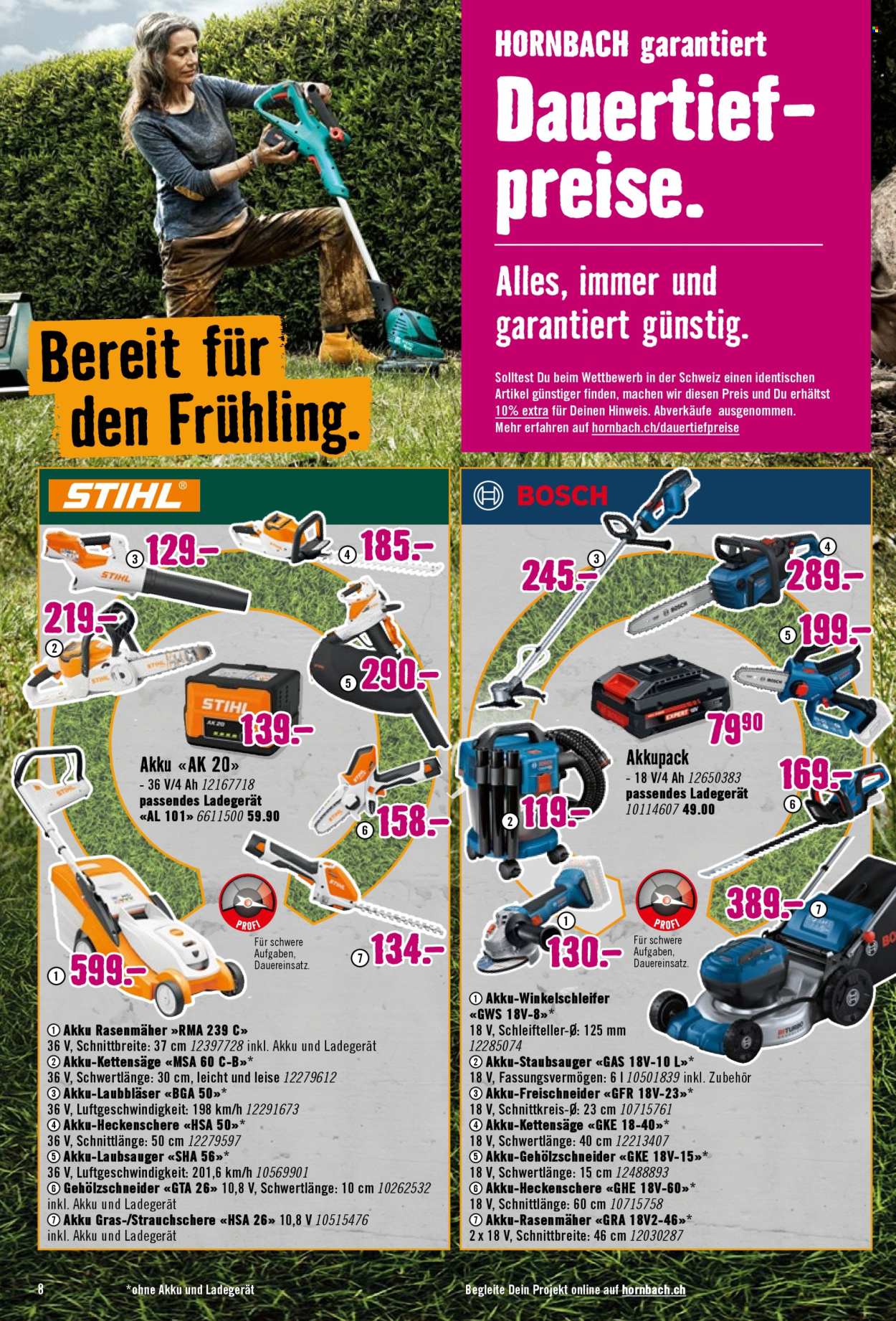 Catalogue Hornbach - 29.3.2026 - 20.4.2026. Page 8. Page 8
