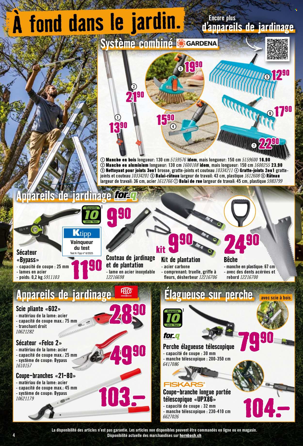 Catalogue Hornbach - 29.3.2026 - 20.4.2026. Page 4. Page 4