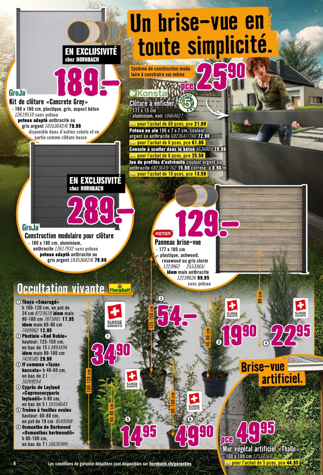 Catalogue Hornbach - 29.3.2026 - 20.4.2026. Page 6. Page 6