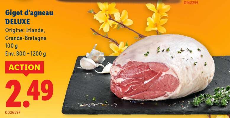 Gigot d'agneau DELUXE