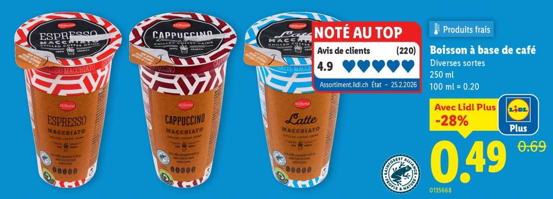 Boisson à base de café