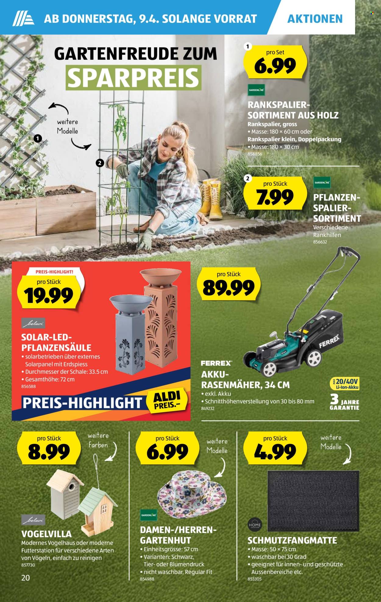 Catalogue Aldi - 9.4.2026 - 15.4.2026. Page 20. Page 20