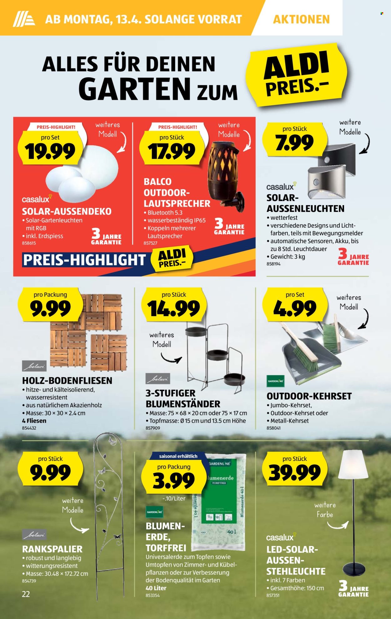 Catalogue Aldi - 9.4.2026 - 15.4.2026. Page 22. Page 22