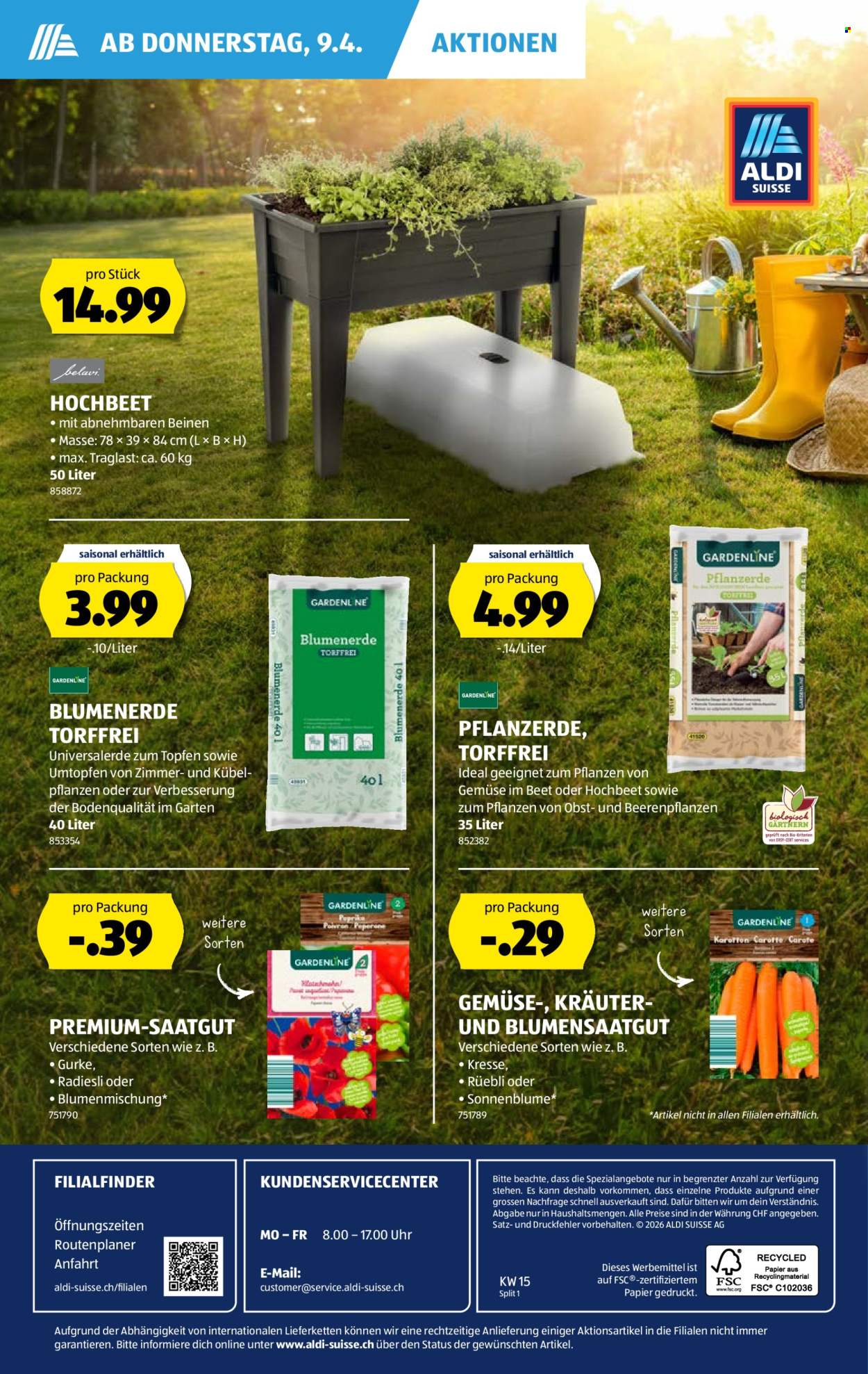 Catalogue Aldi - 9.4.2026 - 15.4.2026. Page 32. Page 32