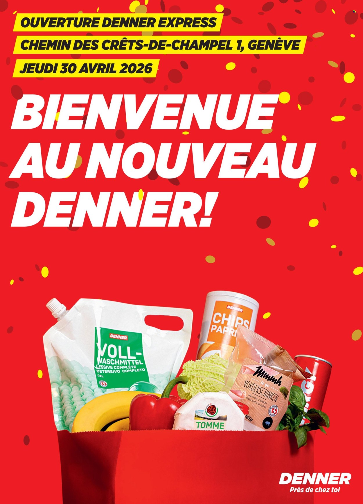 Catalogue Denner - 2.4.2026 - 30.4.2026. Page 1. Page 1