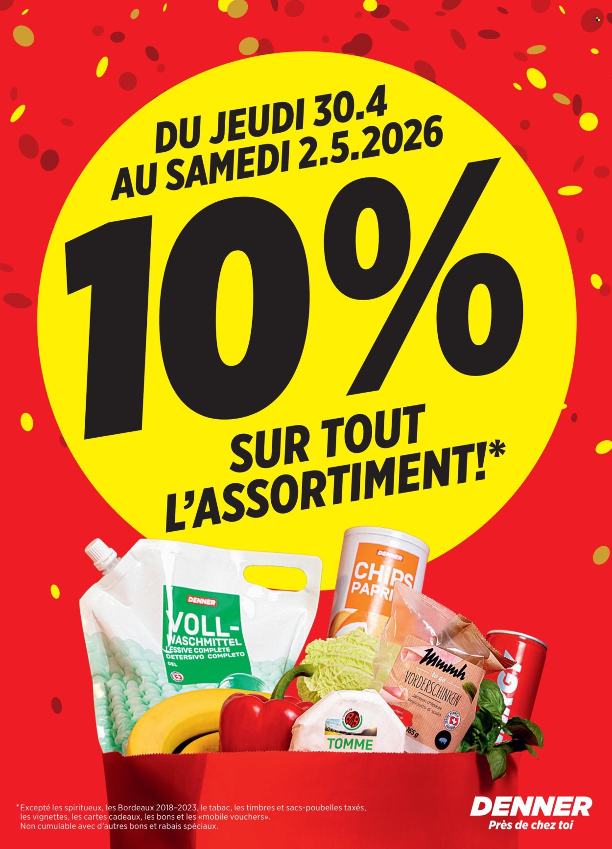 Catalogue Denner - 2.4.2026 - 30.4.2026. Page 2. Page 2