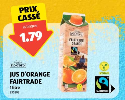 JUS D'ORANGE FAIRTRADE