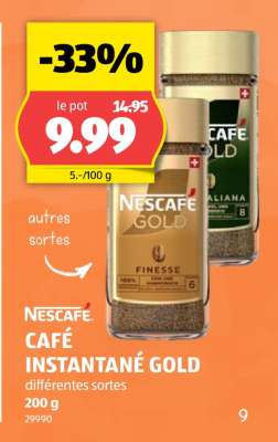 NESCAFÉ CAFÉ INSTANTANÉ GOLD