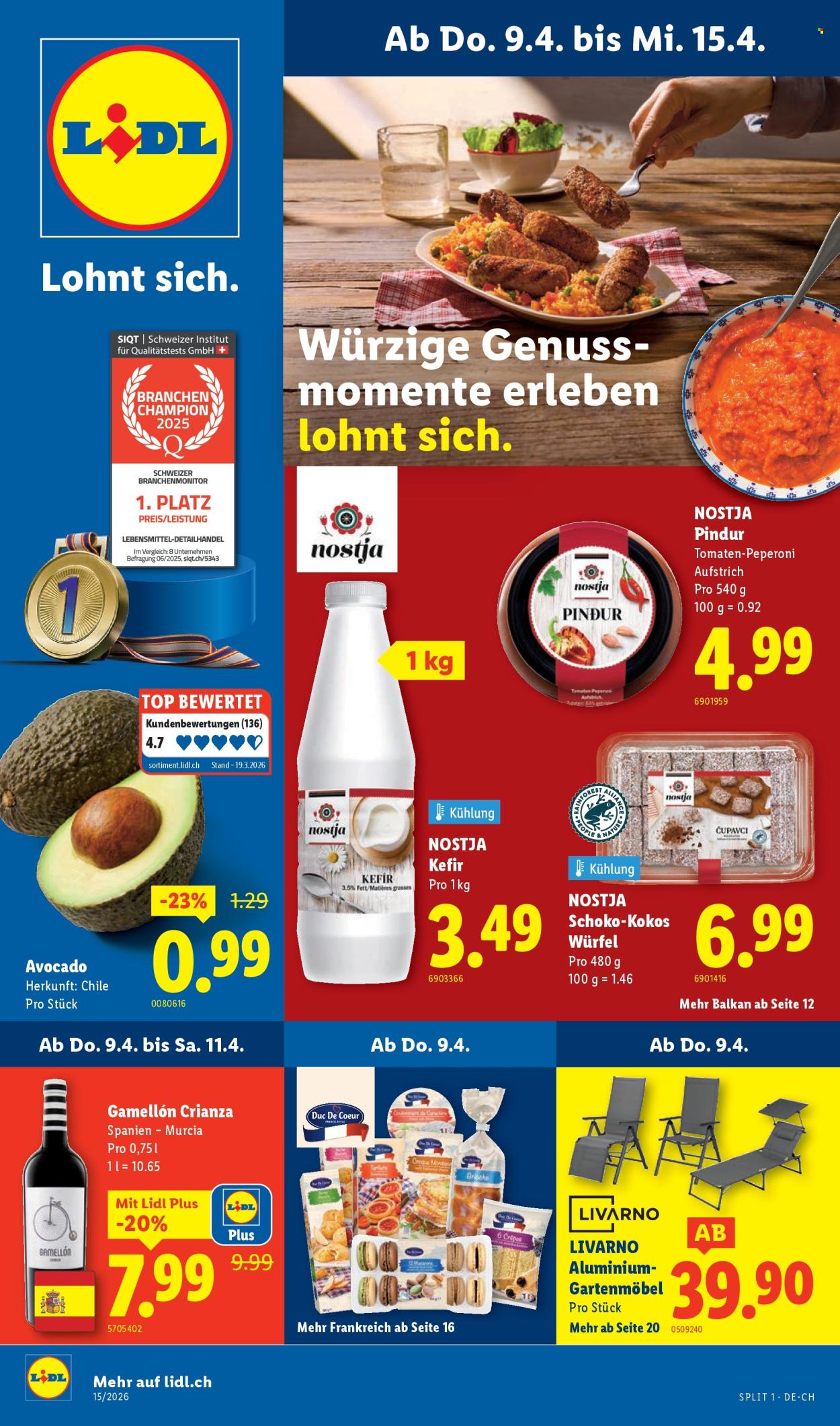 Catalogue Lidl - 9.4.2026 - 15.4.2026. Page 1. Page 1