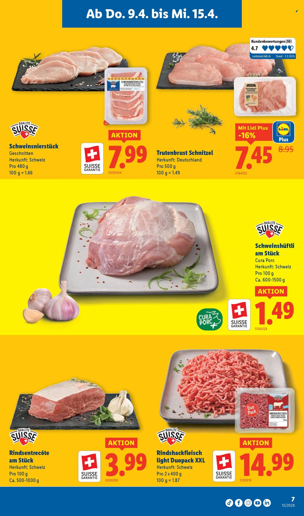 Catalogue Lidl - 9.4.2026 - 15.4.2026. Page 7. Page 7