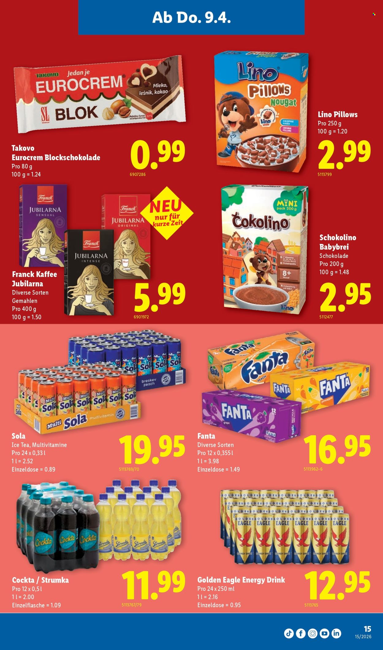 Catalogue Lidl - 9.4.2026 - 15.4.2026. Page 15. Page 15