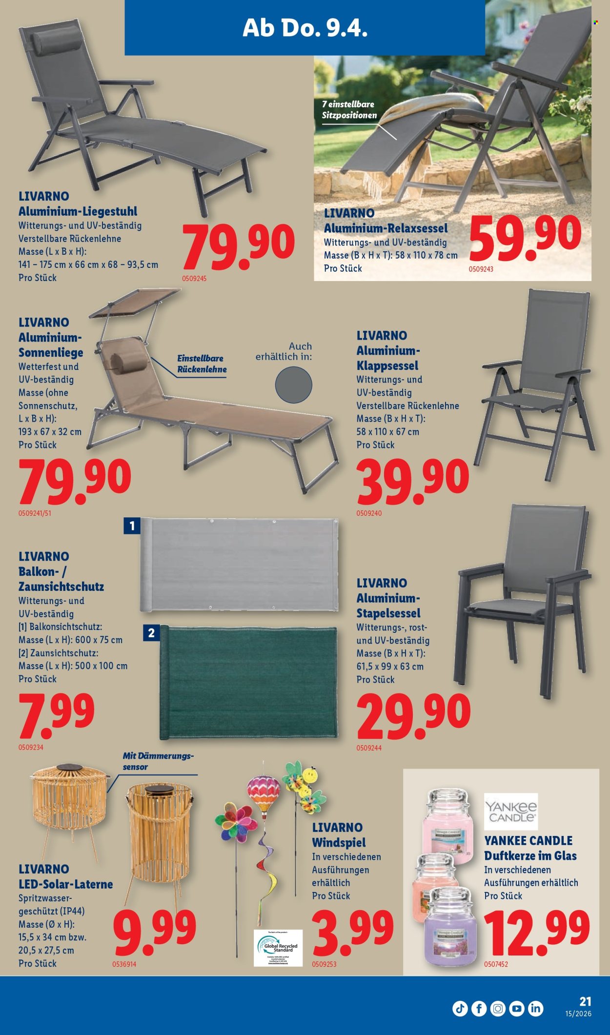 Catalogue Lidl - 9.4.2026 - 15.4.2026. Page 21. Page 21