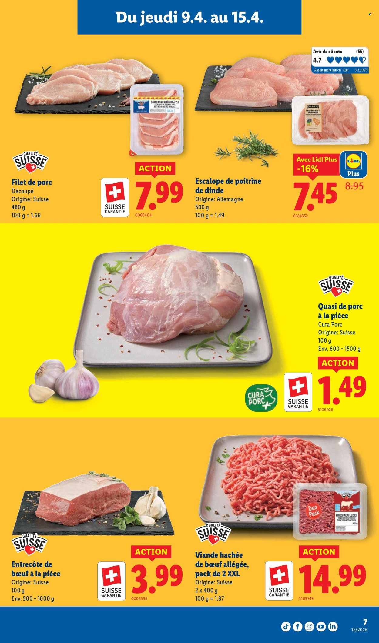 Catalogue Lidl - 9.4.2026 - 15.4.2026. Page 7. Page 7