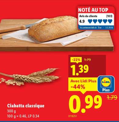 Ciabatta classique