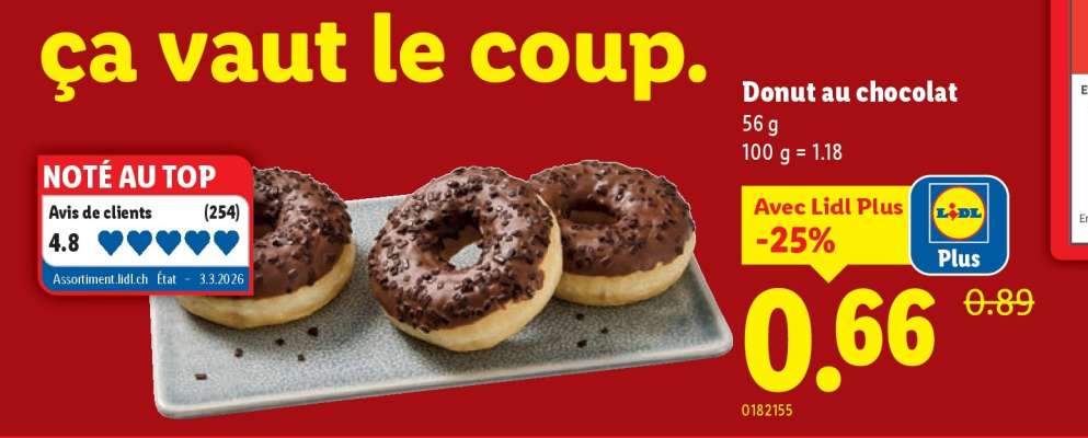 Donut au chocolat