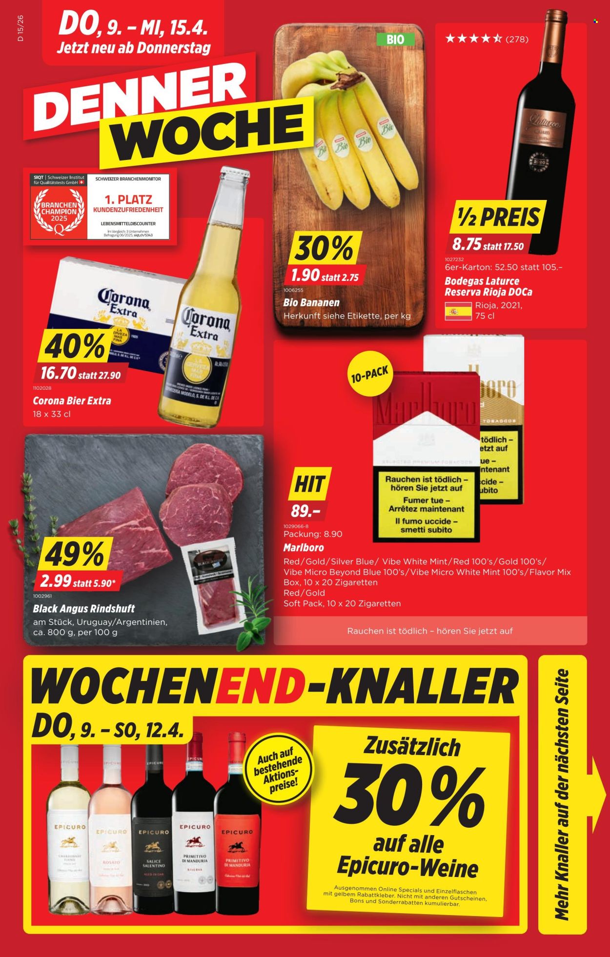 Catalogue Denner - 9.4.2026 - 15.4.2026. Page 1. Page 1