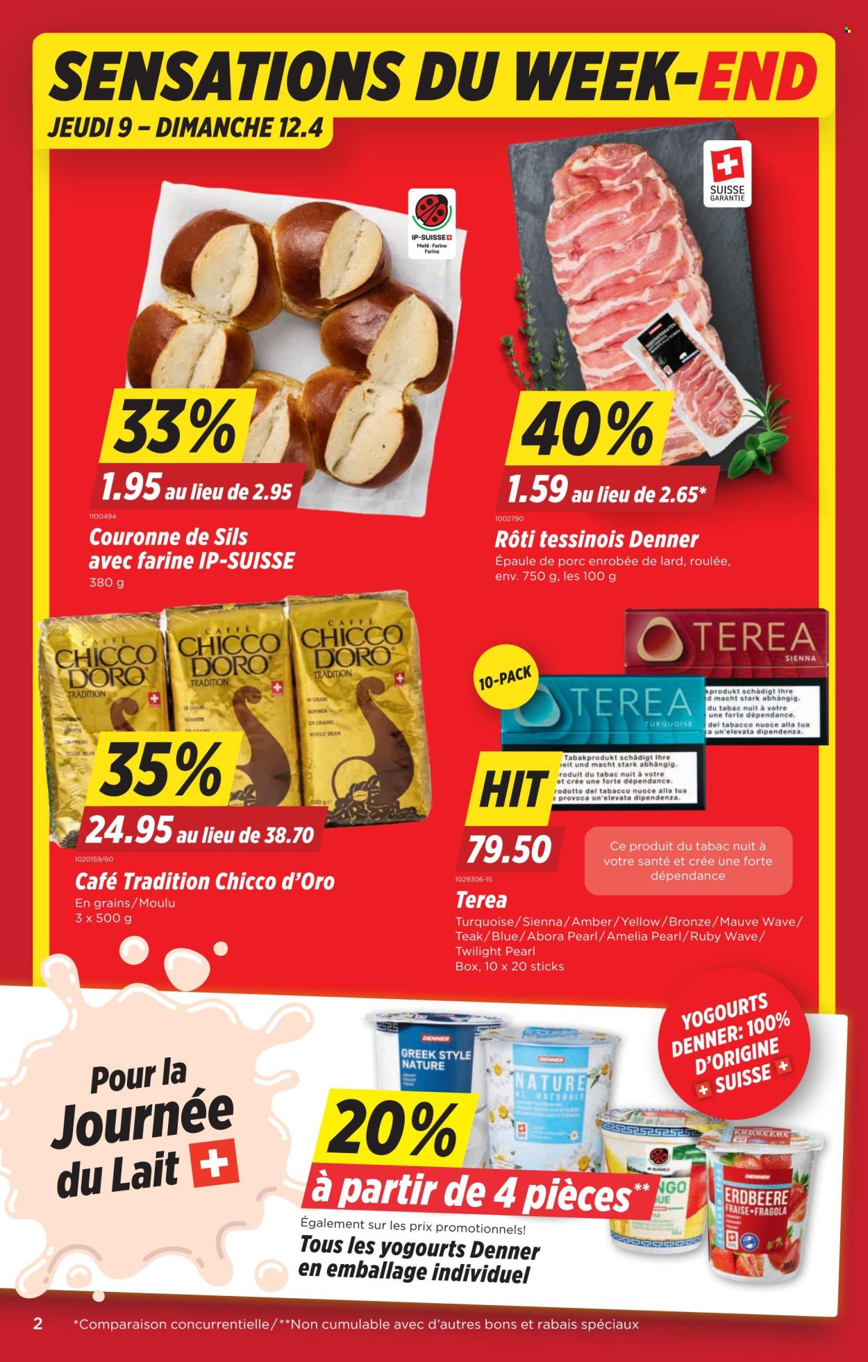 Catalogue Denner - 9.4.2026 - 15.4.2026. Page 2. Page 2