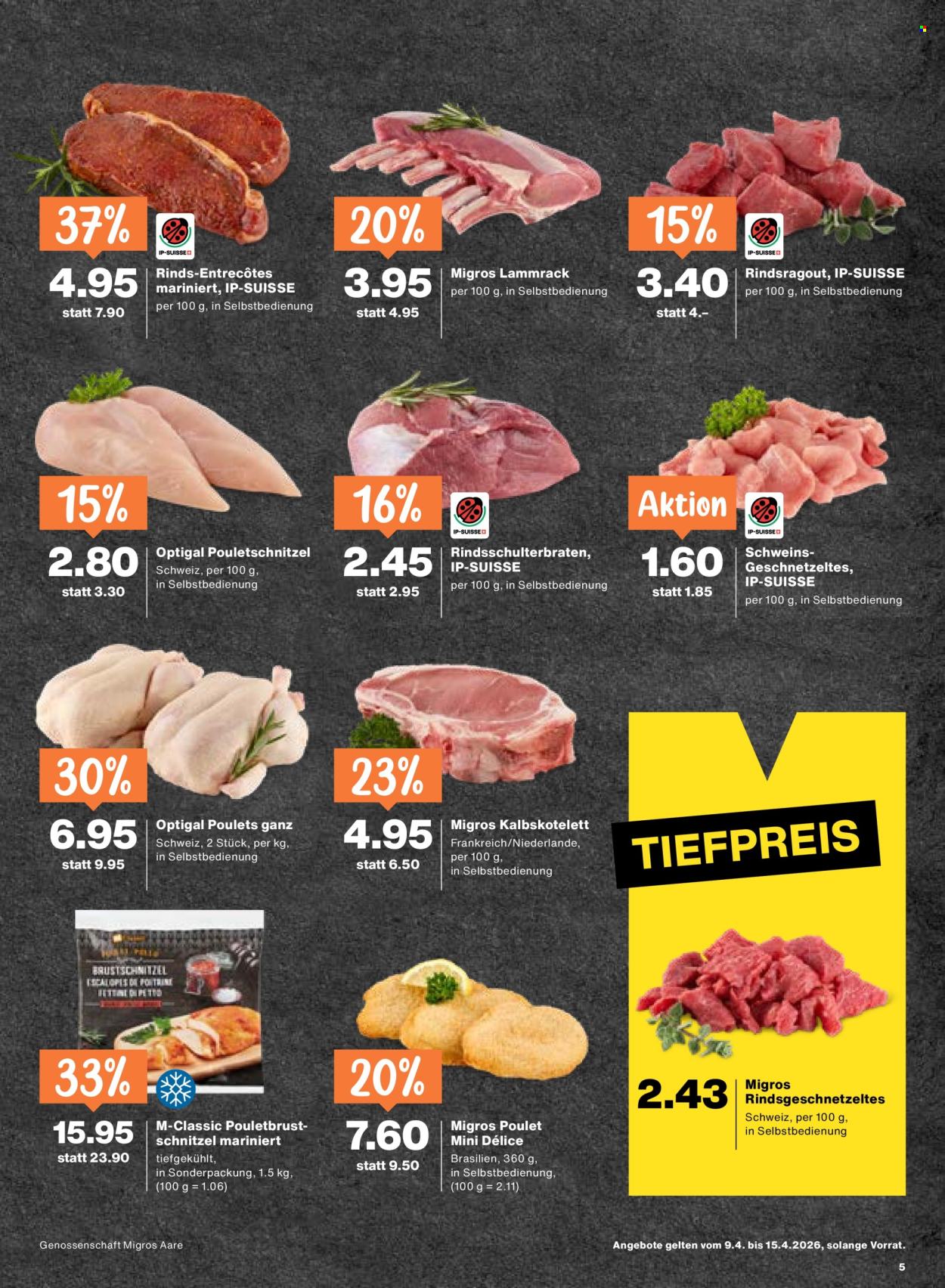 Catalogue Migros - 9.4.2026 - 15.4.2026. Page 5. Page 5