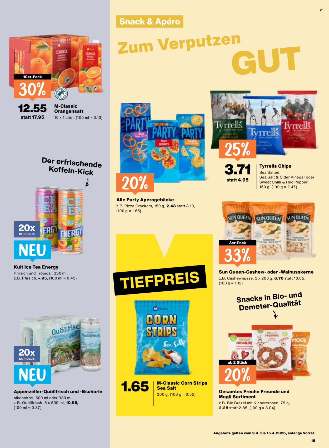 Catalogue Migros - 9.4.2026 - 15.4.2026. Page 15. Page 15