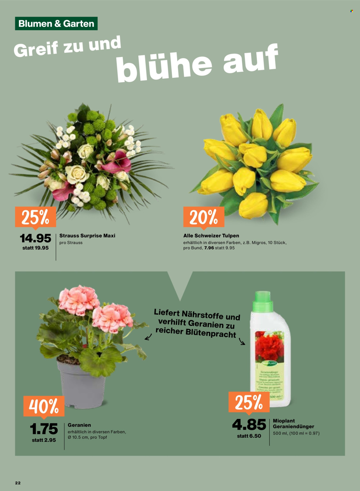 Catalogue Migros - 9.4.2026 - 15.4.2026. Page 22. Page 22