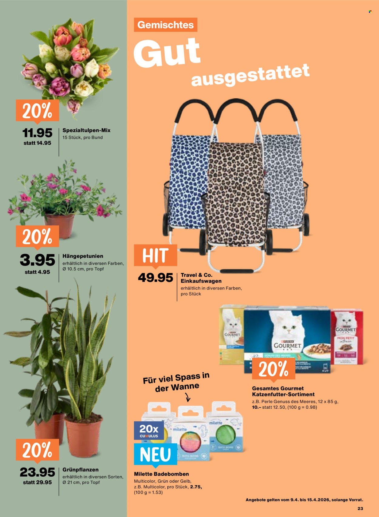 Catalogue Migros - 9.4.2026 - 15.4.2026. Page 23. Page 23