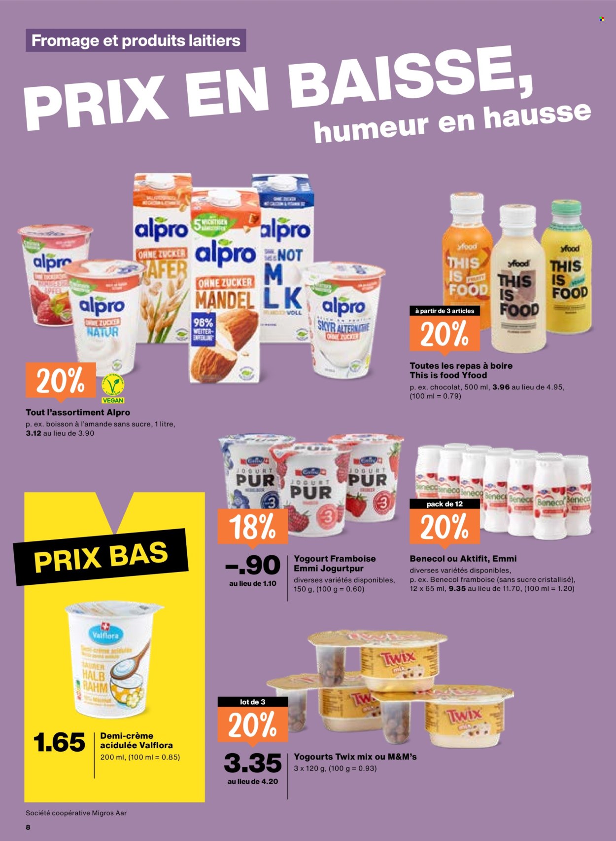Catalogue Migros - 9.4.2026 - 15.4.2026. Page 8. Page 8