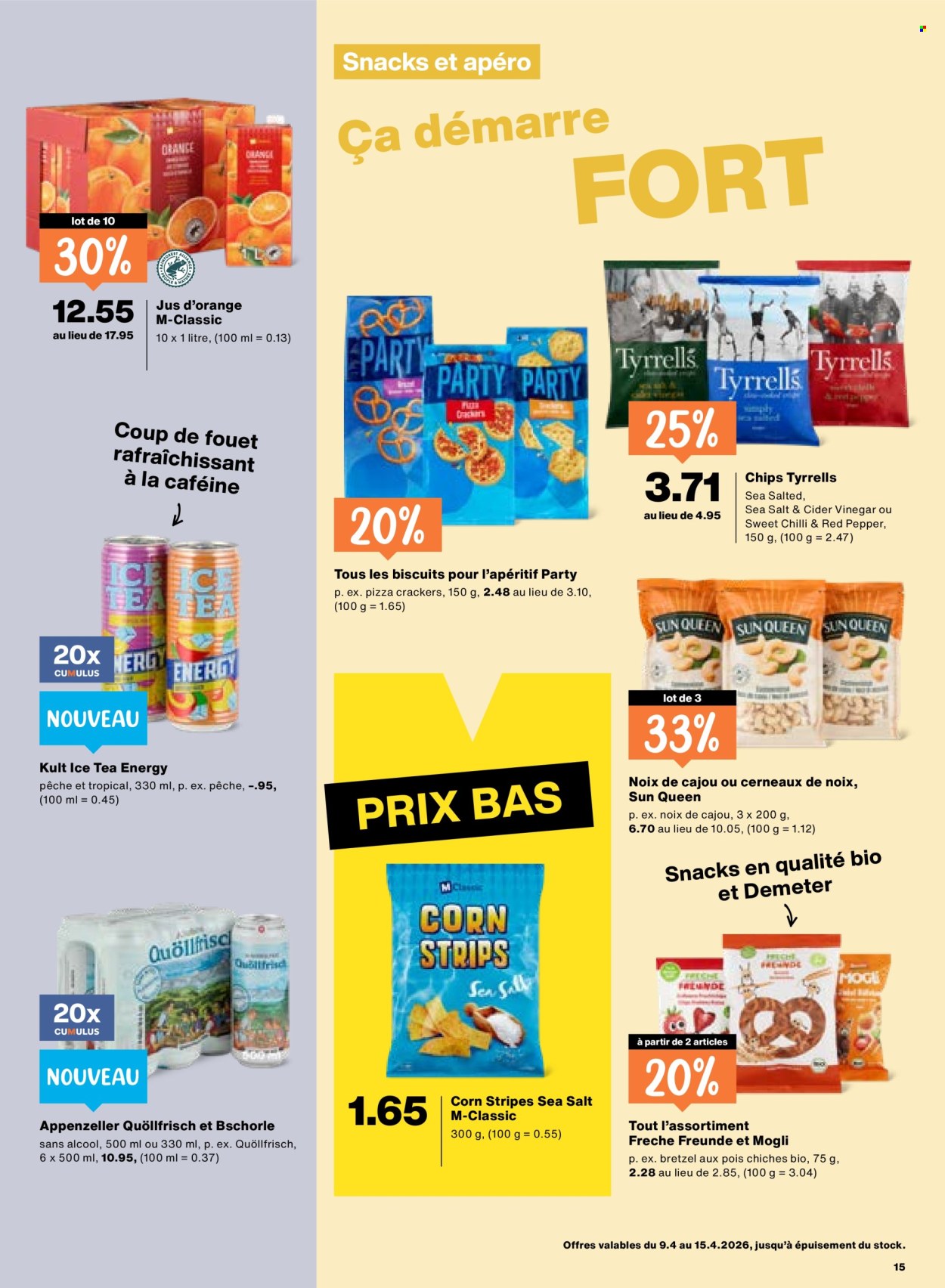 Catalogue Migros - 9.4.2026 - 15.4.2026. Page 15. Page 15